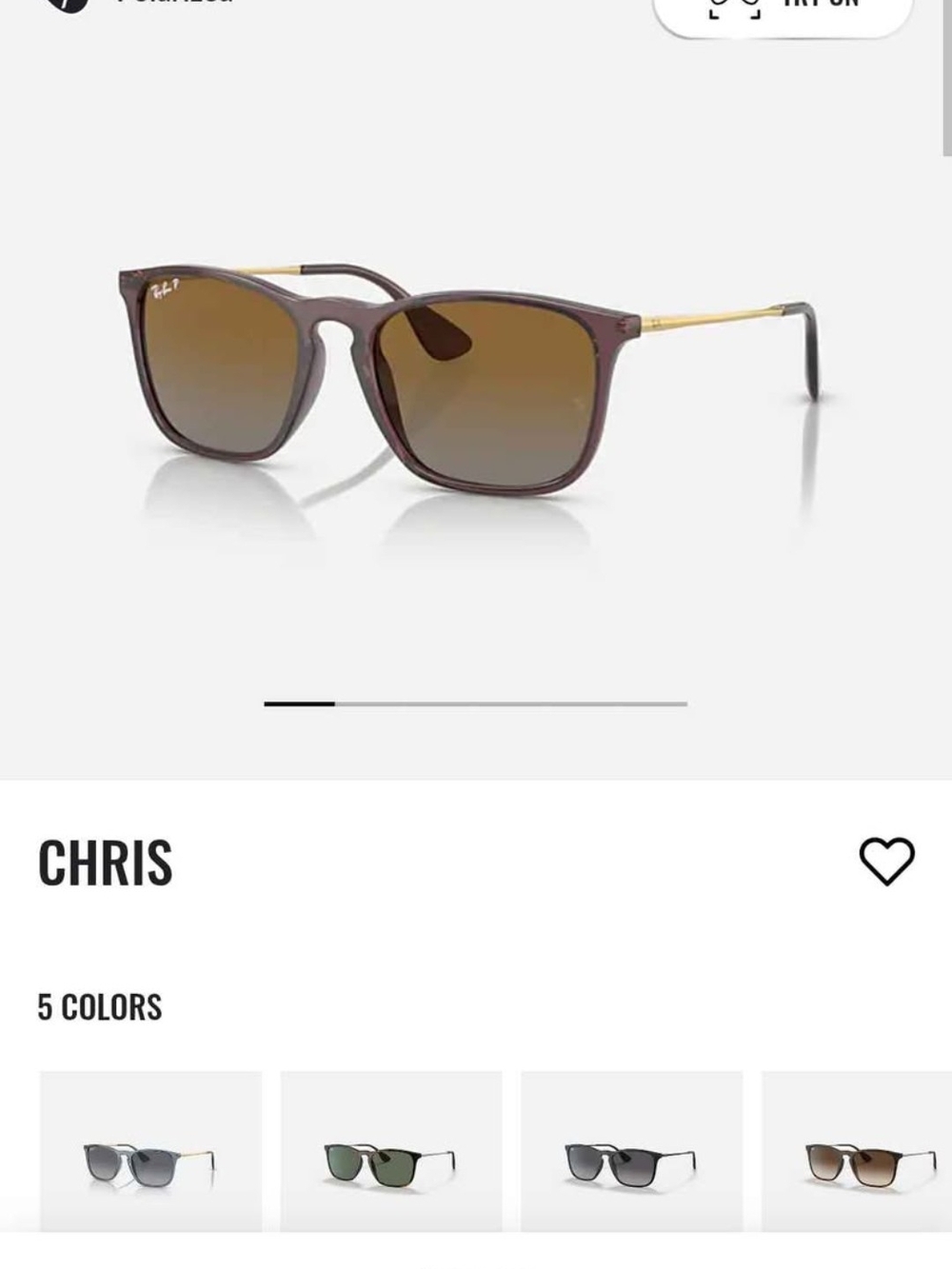 Ray-Ban Chris Sunglasses in Brown